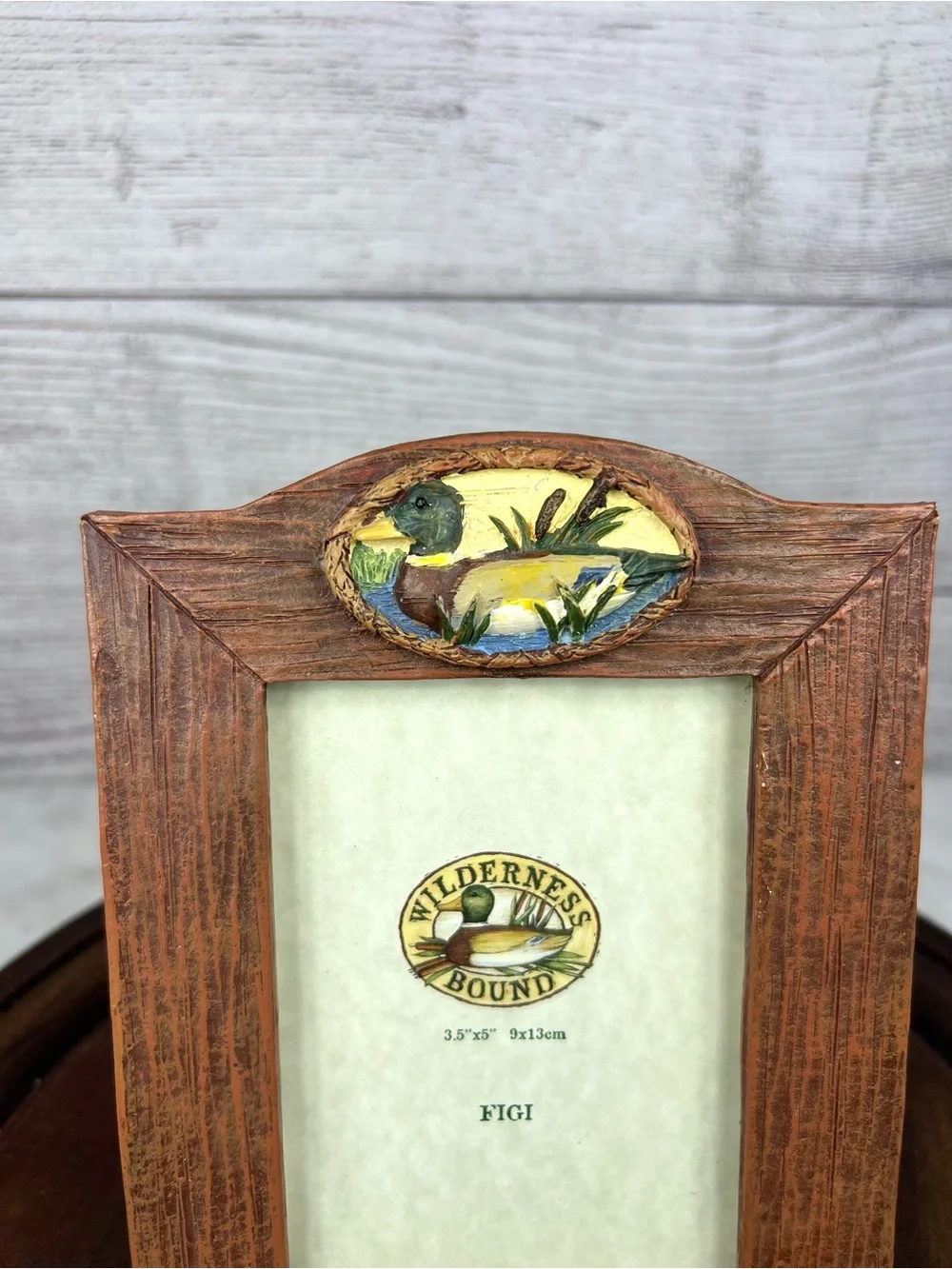 Figi Wilderness Bound Hunting 3D Picture Frame 3.5” W x 5” H Duck Cottagecore